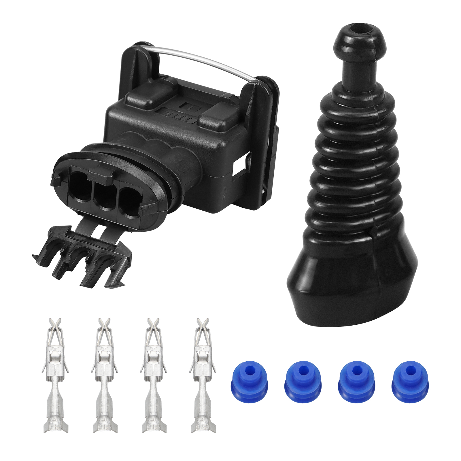 For BMW 3 Pin EV1 TPS Throttle Position Sensor IAC Idle Air Control Connector