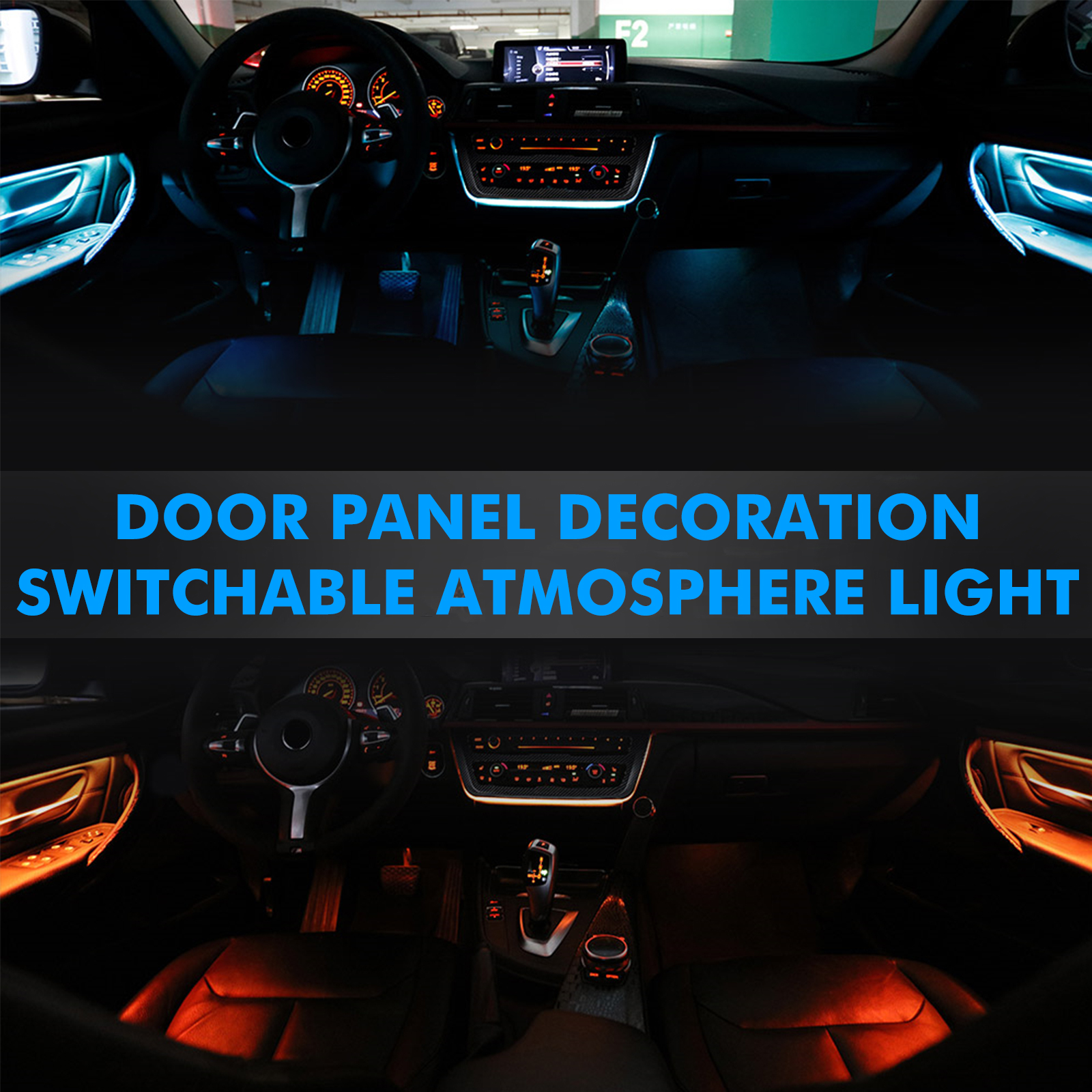 Led Ambient Light For BMW F30 F31 Car Door Dash Panel