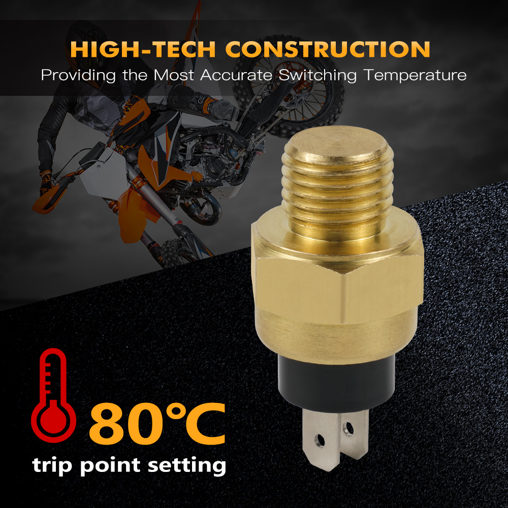 Radiator Fan Thermo Switch M14 x1.5mm 80℃ For KTM Husqvarna Husaberg