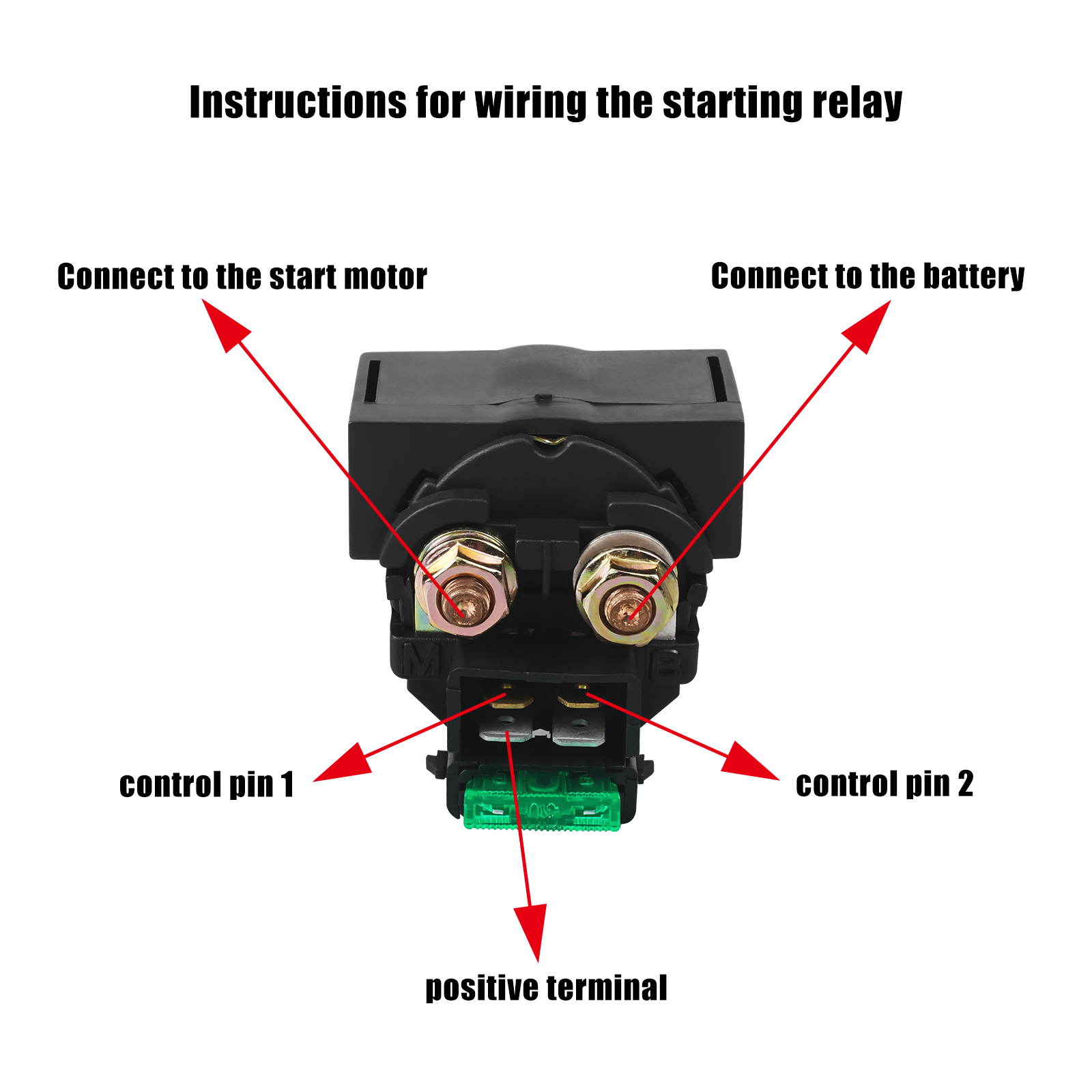 Relay Starter Solenoid Fit CF 188 CF Moto 500cc with GY6 250cc CF