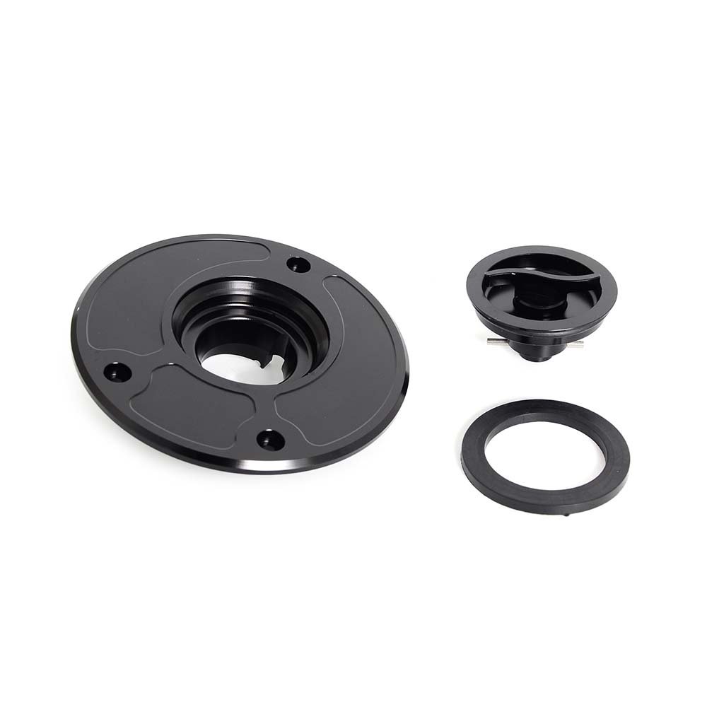 Black Fuel Tank Gas Cap Fits Kawasaki ZX6R 20002001 2002 2003 2004