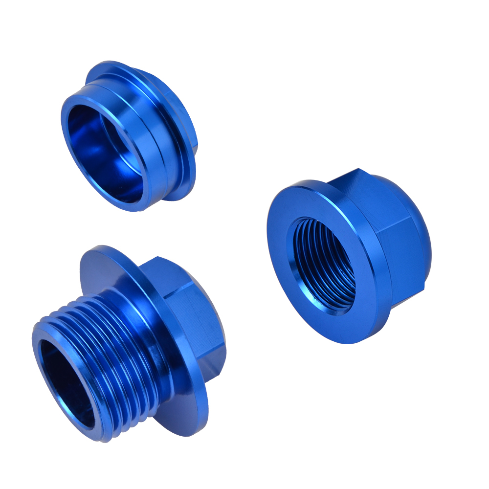 CNC Rear Front Wheel Spindle Axle Nuts For KTM 250 500 EXCF 450 EXCF