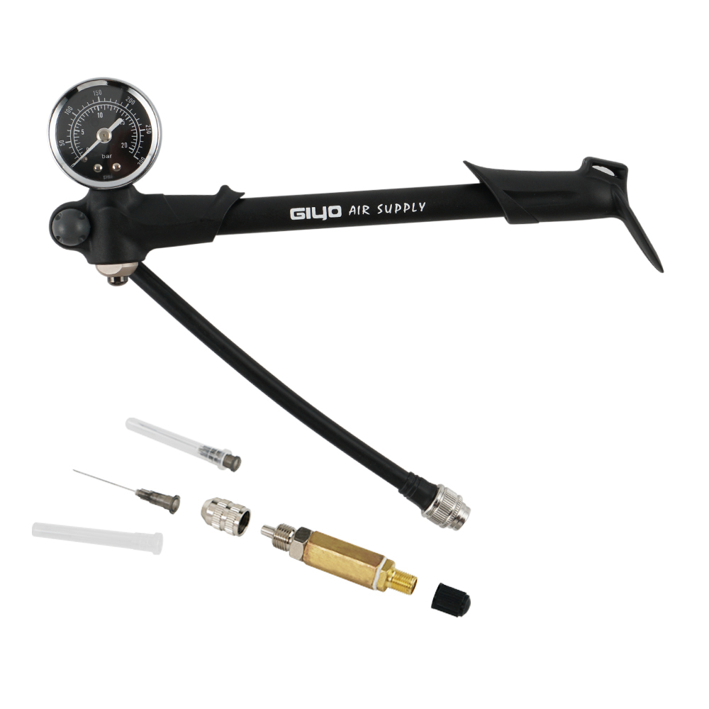 Air Suspension Fork Pump Nitrogen Needle Kit For ATV UTV Motorcycle